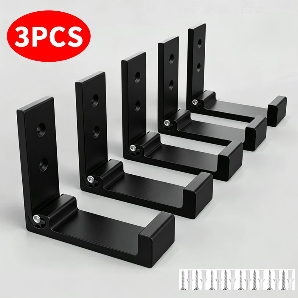 Gardening Tools Organizer - Gantungan Mantel Lipat Dinding Hitam dari