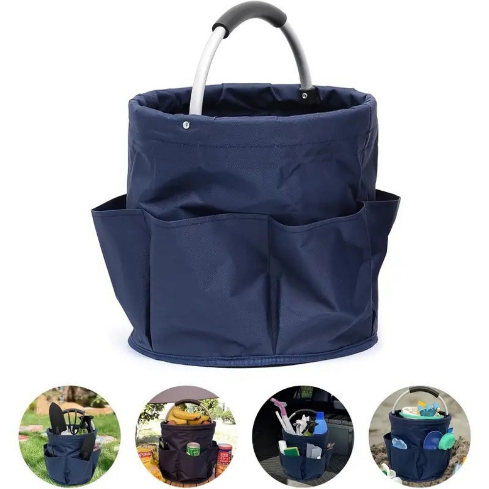 Gardening Tools Organiser - Keranjang Portabel Lipat Luar Ruangan, Keranjang