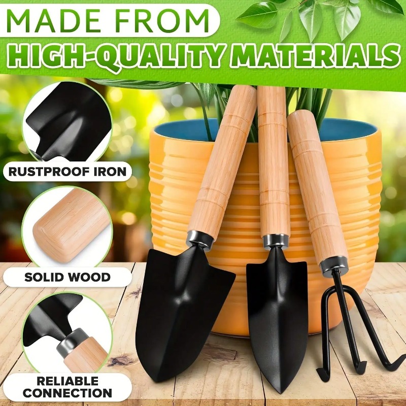 Gardening Tools Wholesale - 3 Buah/1Set Set Alat Berkebun Mini
