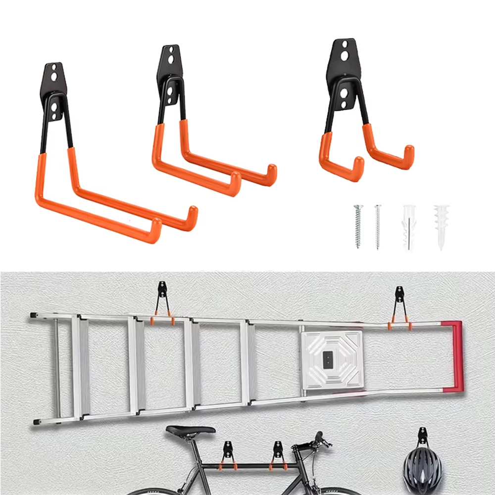Gardening Tools Organizer - Kait Logam Dinding Tugas Berat, Pengatur