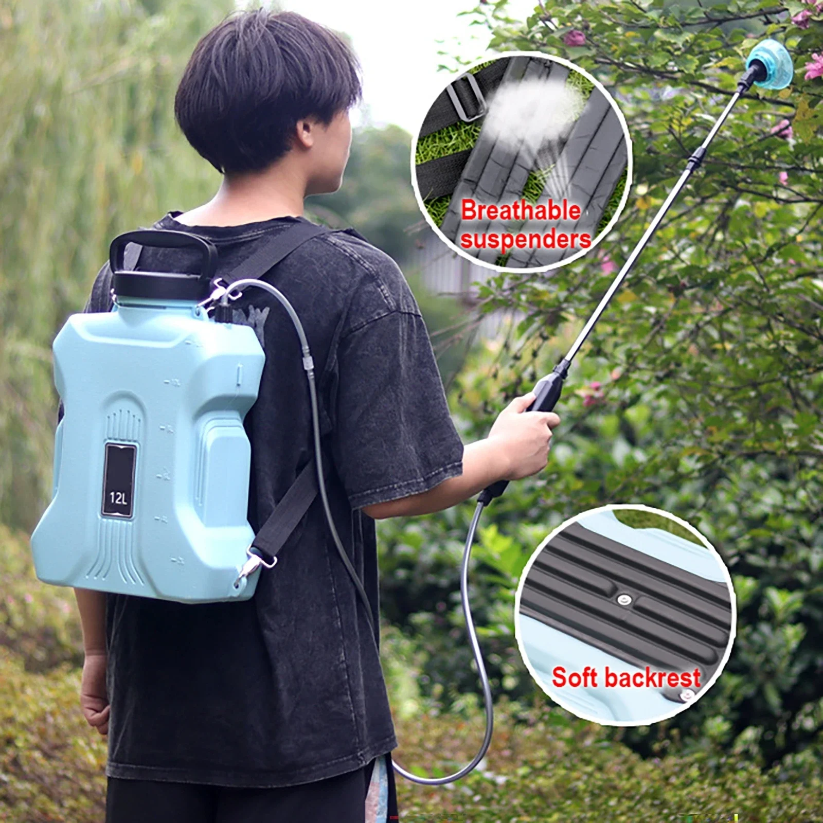 Semprotan Elektrik 12L Berkual - Gardening Tools Quality ulasan dan harga