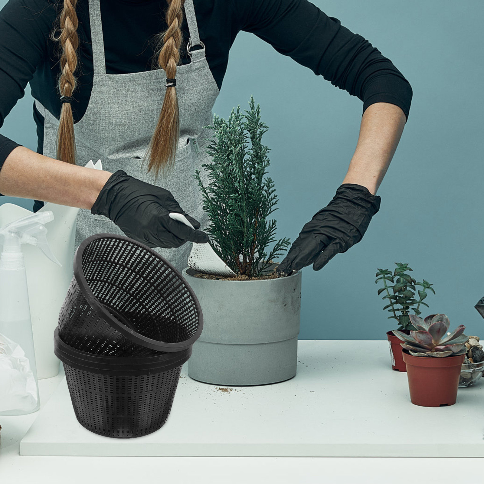 4 Buah Pot Jaring Hidroponik 5 - Hydroponic System ulasan dan harga