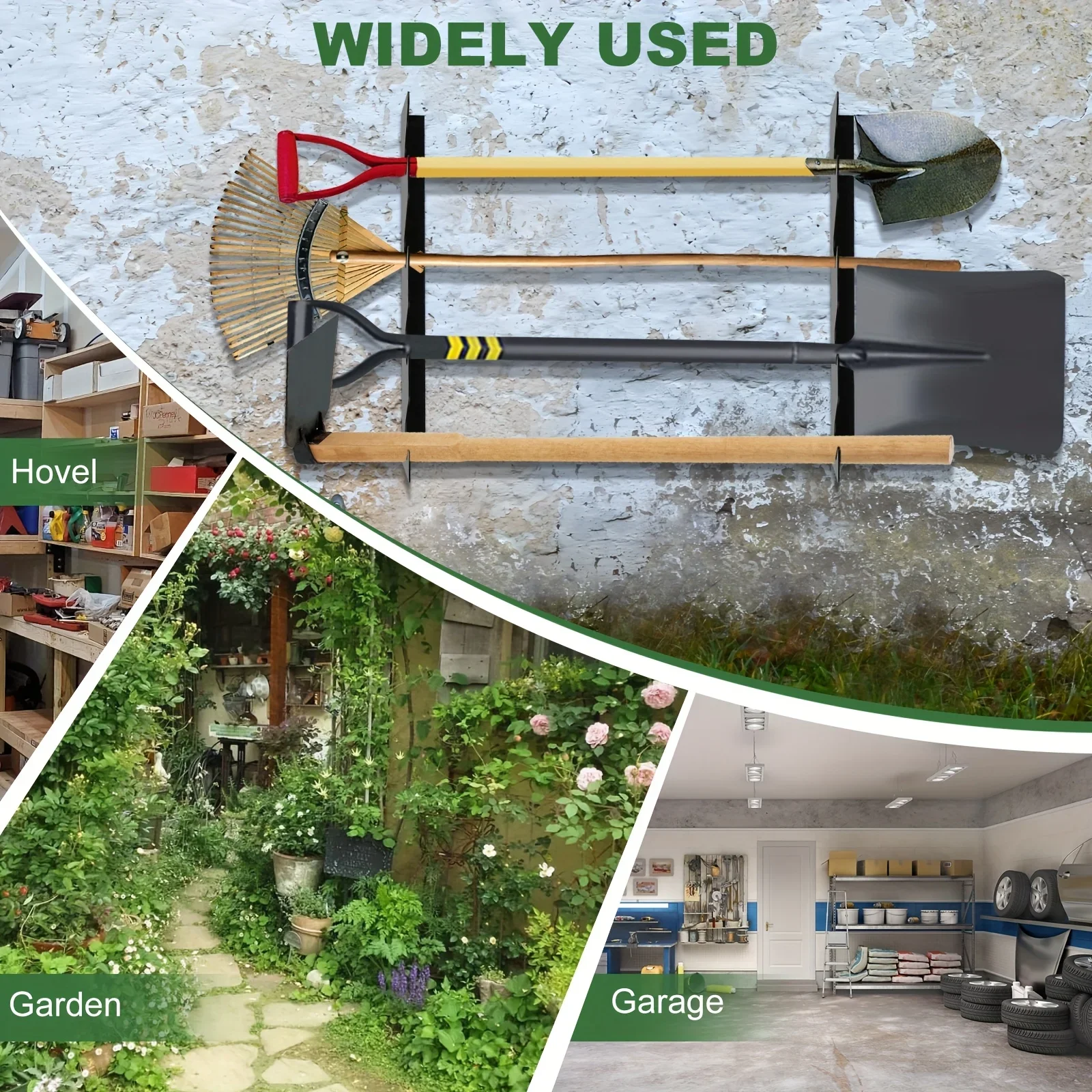 Rak Alat Kebun Logam Tugas Ber - Gardening Tools Organizer ulasan dan harga