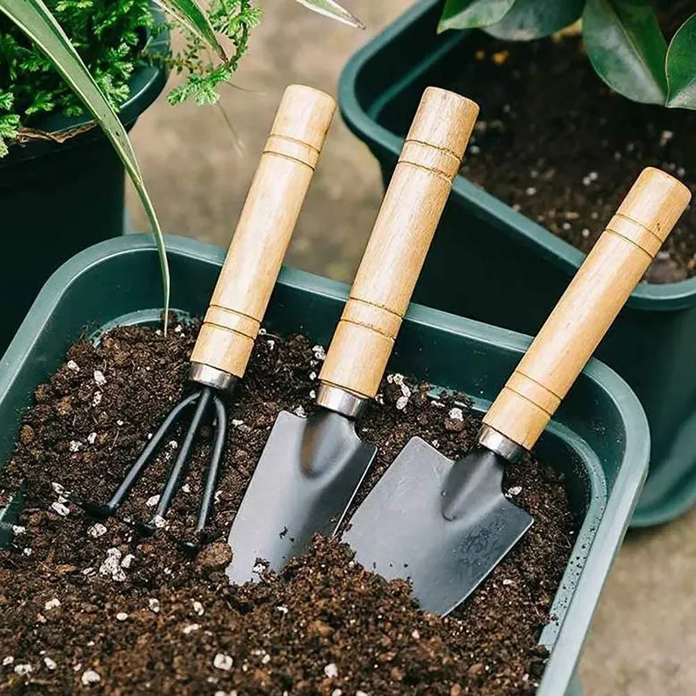 3Pcs/Set Peralatan Taman Mini  - Gardening Tools Wholesale ulasan dan harga